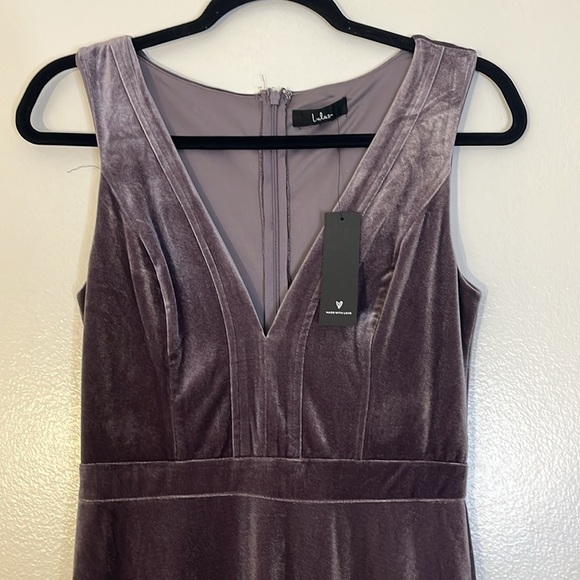 Lulu's Mauve Maxi Dress - Picture 3 of 9